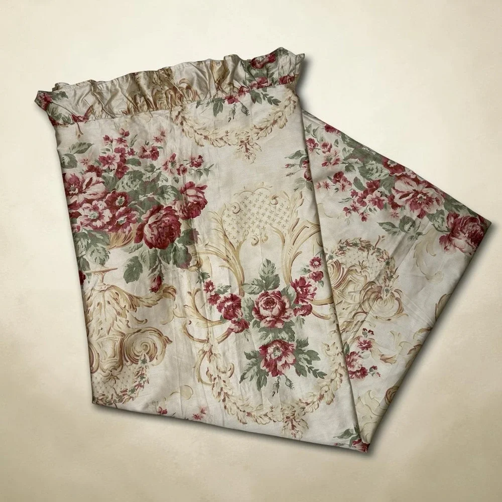 Vintage RALPH LAUREN 4 Pc. Curated King Sheet Set Guinevere/Sussex Gardens *READ